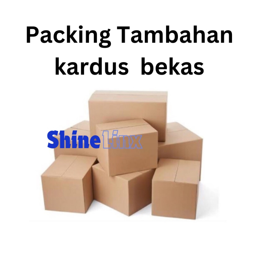 

Packing Tambahan Dus Bekas plus Bubble Wrap