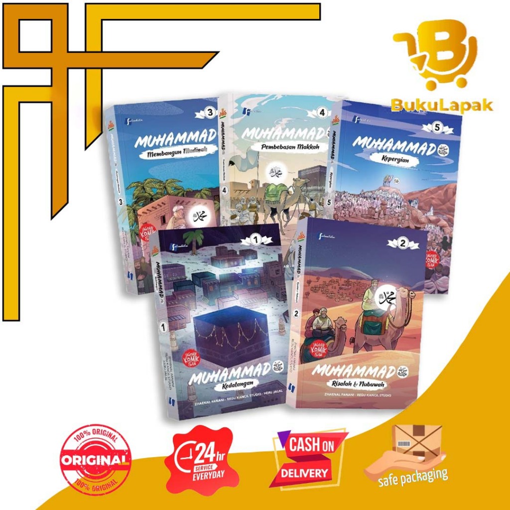 Paket Komik Muhammad full set - Pustaka Alkautsar