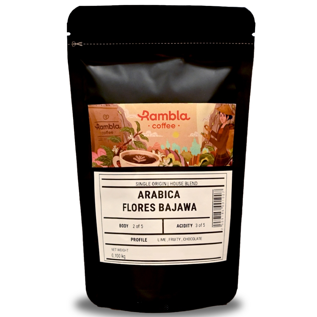 

Rambla Coffee - Kopi Arabica Flores Bajawa Single Origin 100 Gr