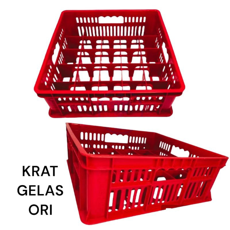 Krat Gelas Ozera Ori/Krat Gelas 25 Lubang/Krat Gelas Plastik  ORI