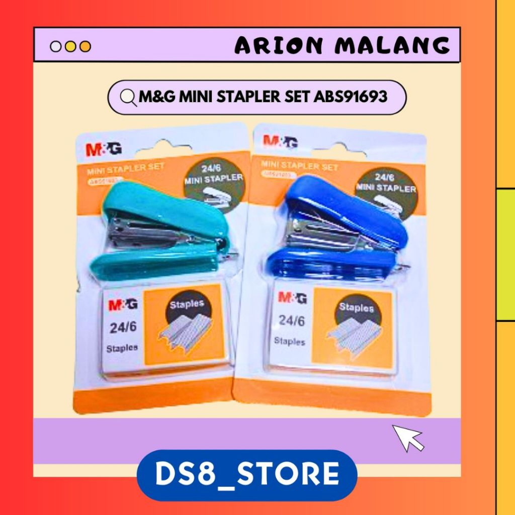 

M&G Stapler Set Mini No.3 Colorfull - 24/6 ABS92701