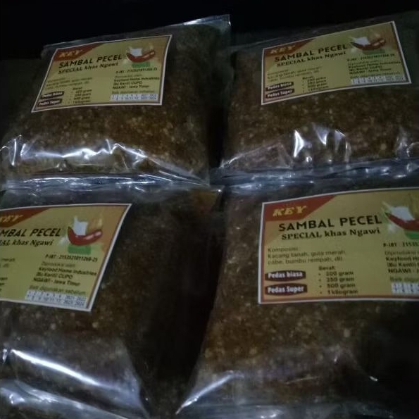 

Sambal Pecel Nikmat Pedas Super Asli Ngawi