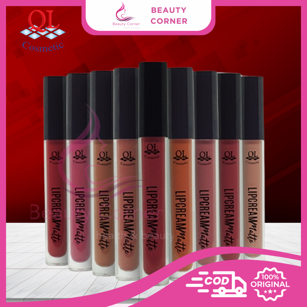 QL Lipcream Matte / Lip Cream Matte Lipstik Cair
