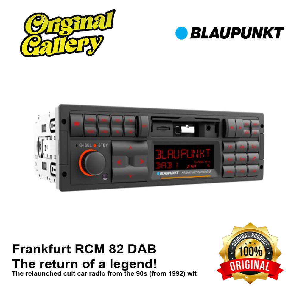 Frankfurt RCM 82 DAB HEAD UNIT SINGLE DIN BLAUPUNKT