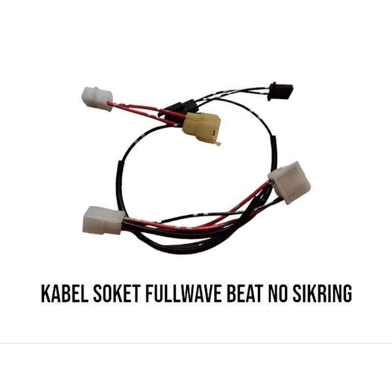 kabel soket beat karbu no sikring kit dc pnp kiprok nmax tiger