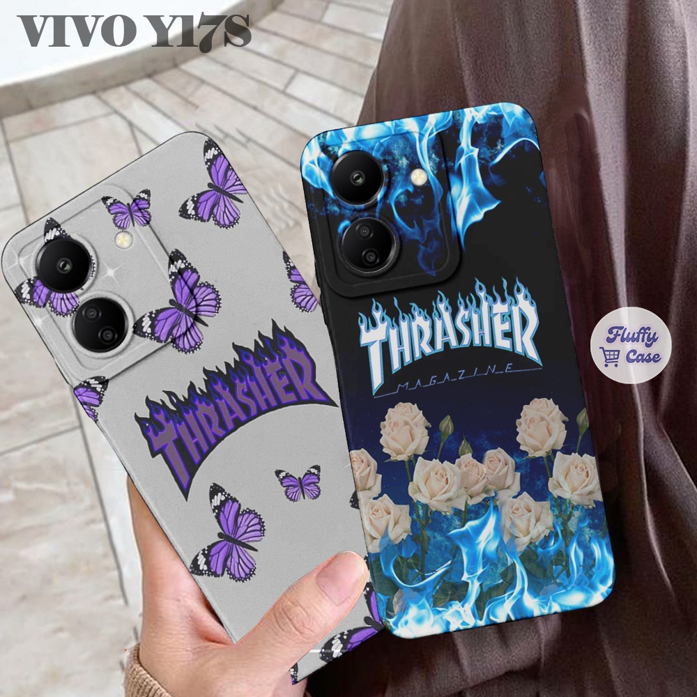 Softcase Hp VIVO Y17S /Y03/Y12/Y12S/Y28/Y21S/Y33S Motif API Hits Trend Kekinian - Case Hp - Case Viv