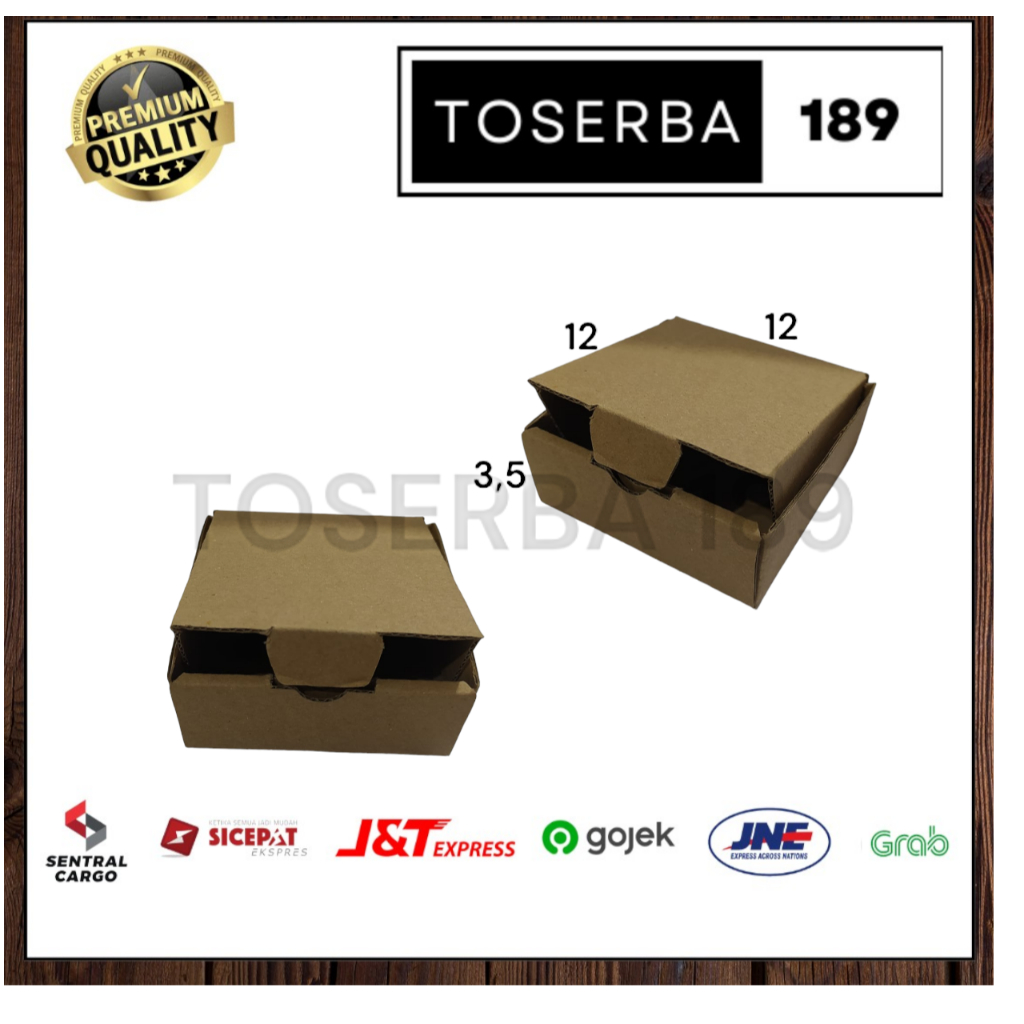 

kardus packing diecut/box pizza uk 12x12x3,5 cm