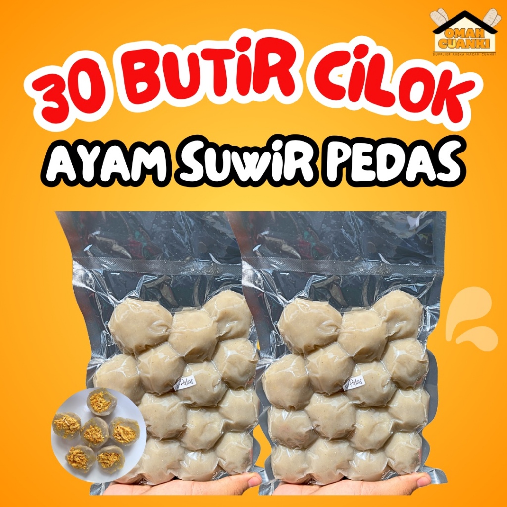 

30 Butir Cilok Ayam Pedas Jumbo By Omah Cuanki