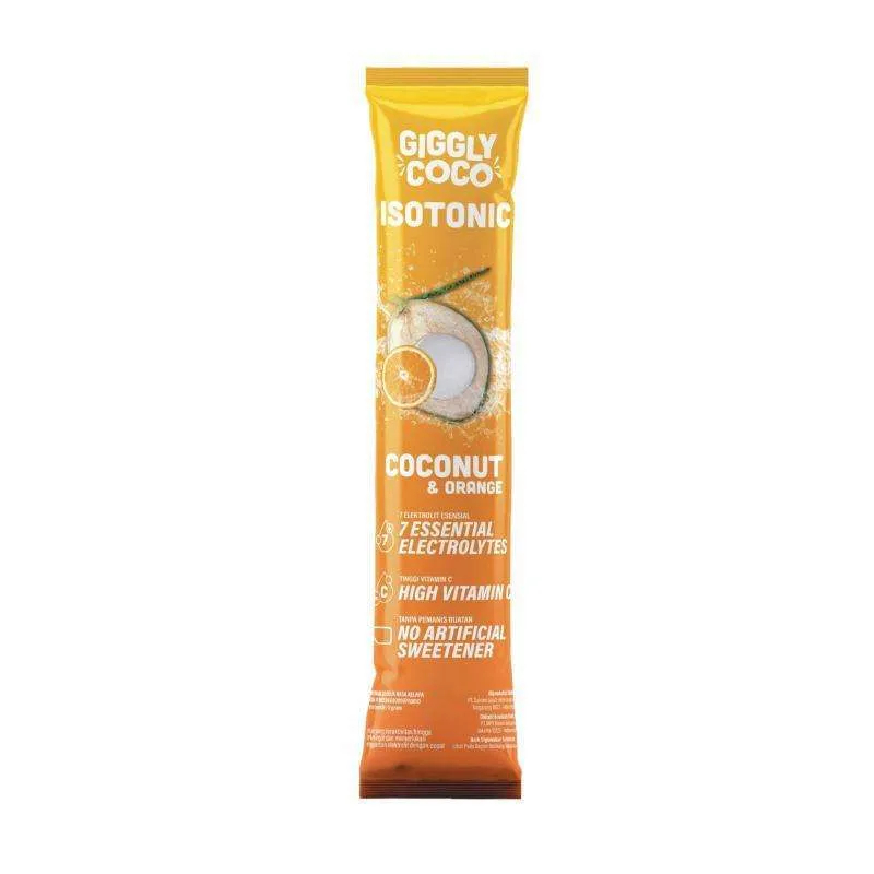 

Giggly Coco Isotonic Powder / Minuman Serbuk Rasa Kelapa 11 Gr