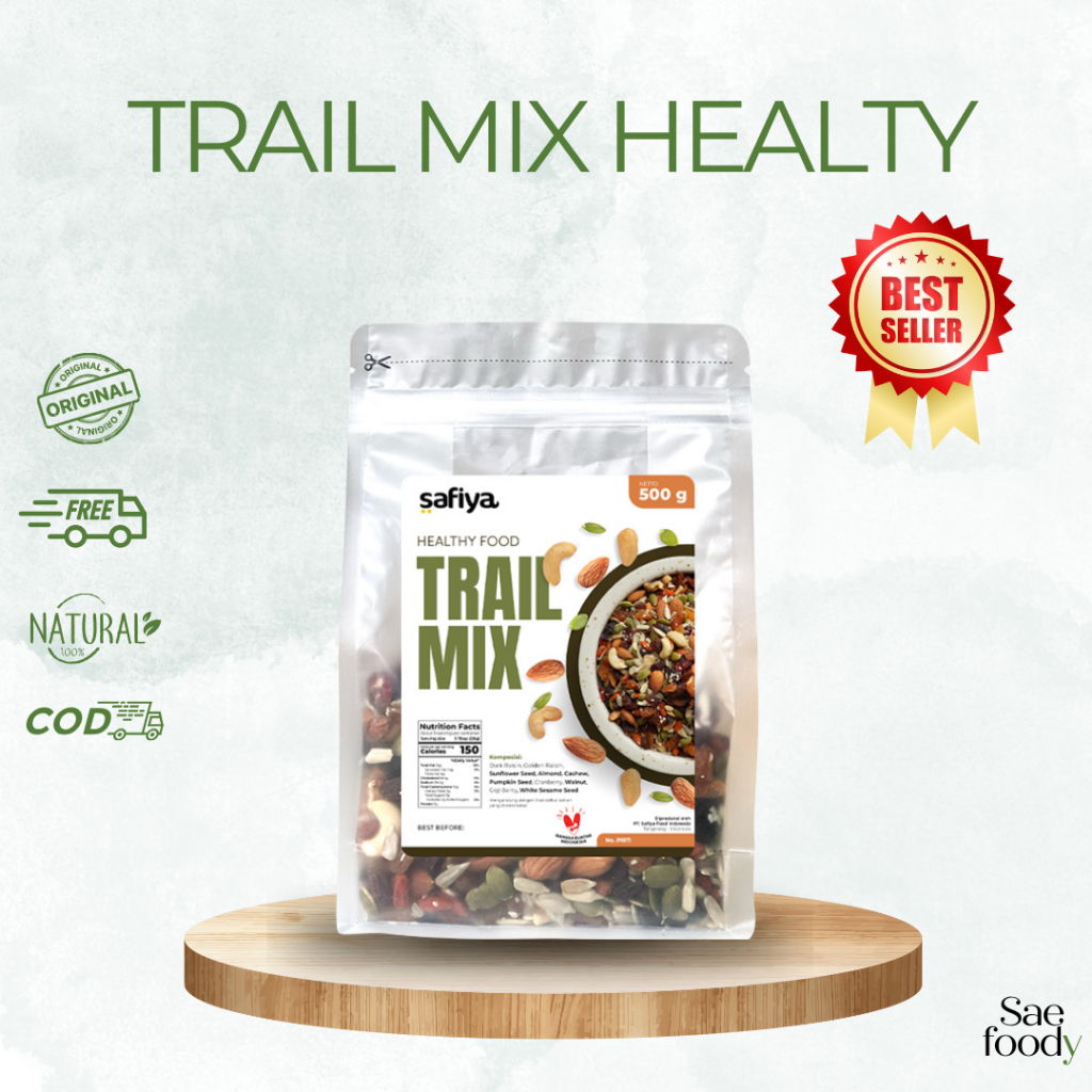 

Safiya Trail Mix Original 250 Gram Dried Fruit Roasted
