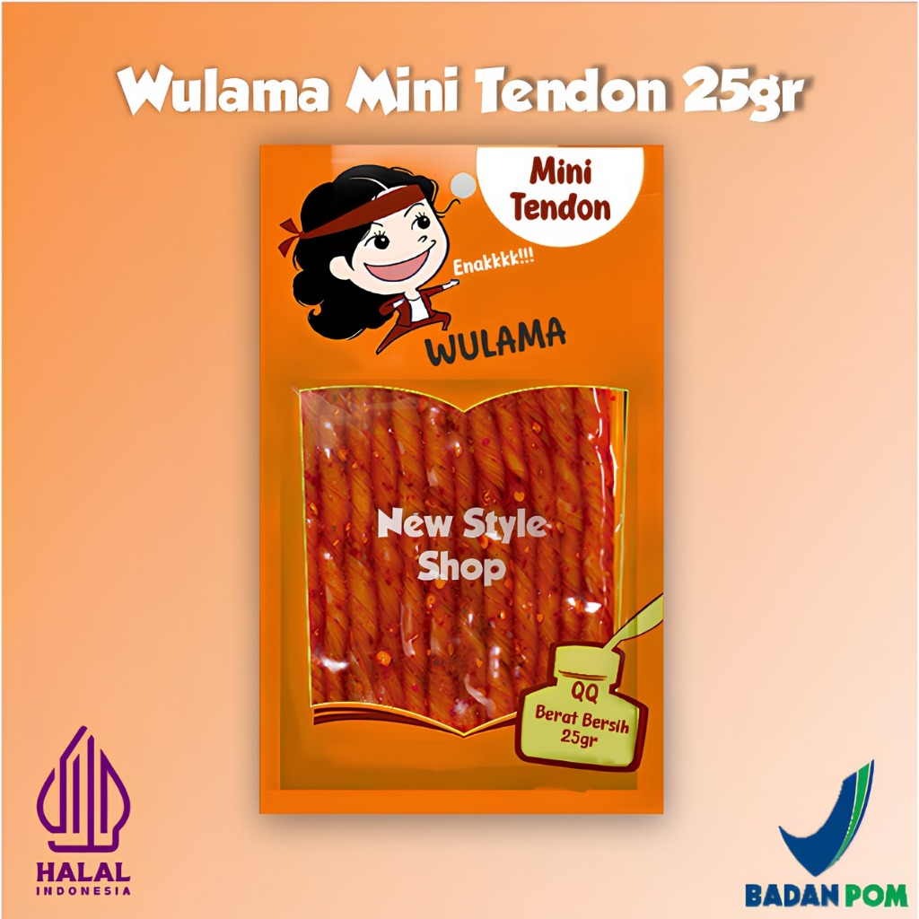 

[ HALAL ] Wulama Mini Tendon 25g | Cemilan Snack Latiao Halal | Latiao Halal