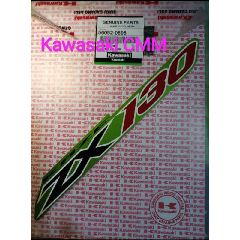 Stiker stripping ZX130. Original kawasaki.