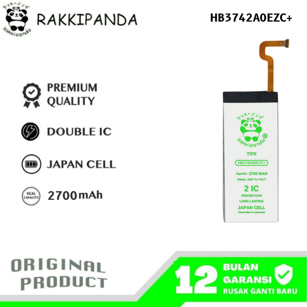 RakkiPanda - HB3742A0EZC+ Ascend P8 Lite / Y3 2017 / Honor Enjoy 5S / GR3 Batre Batrai Baterai