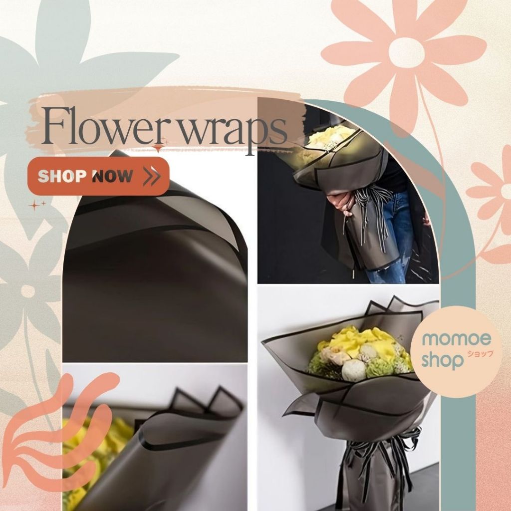 

Kertas bunga Flower wrap cellophane kertas wrapping paper bouquet buket bunga florist kertas wrap