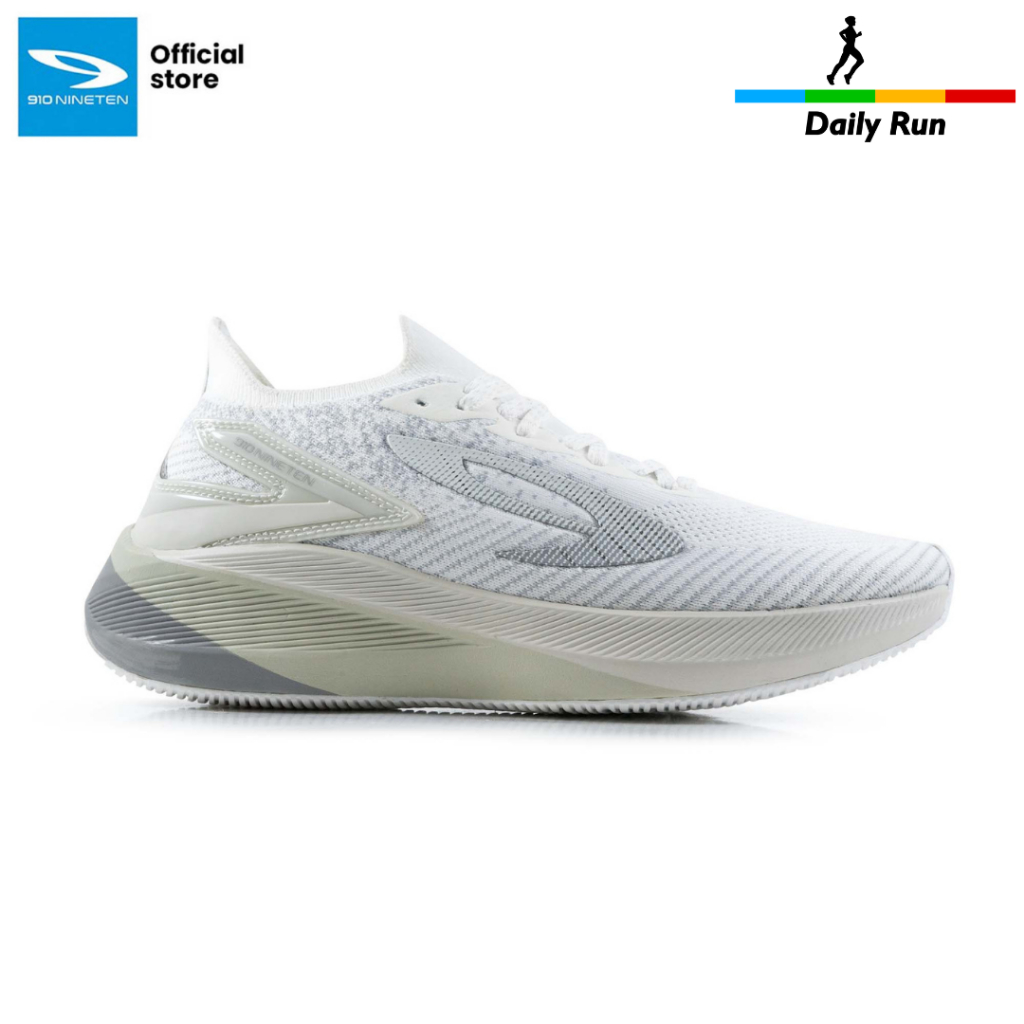 910 Nineten Haze Infiknit 1.0 Sepatu Lari - PUTIH/ABU