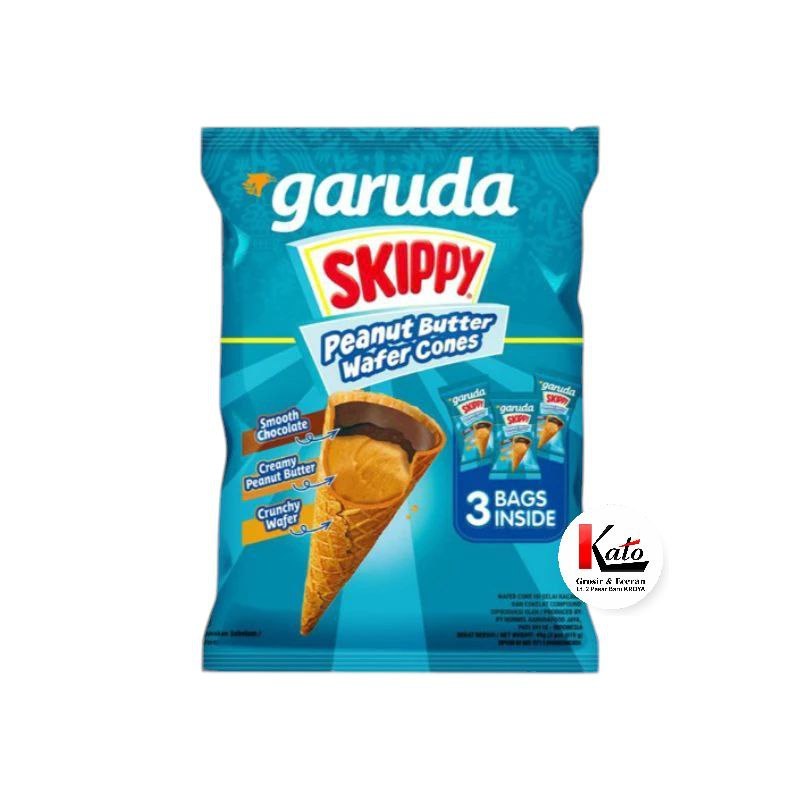 

SKIPPY GARUDA PEANUT BUTTER WAFER CONES
