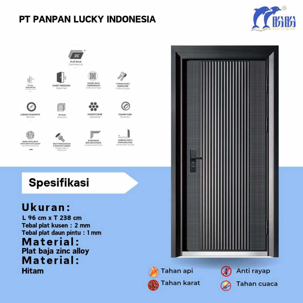 PINTU BAJA PANPAN/PINTU MEWAH PANPAN/PINTU UTAMA/PINTU RUMAH