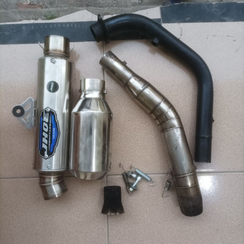 Silincer Jhoe Muffler - Set Leheran O2 Supra GTR