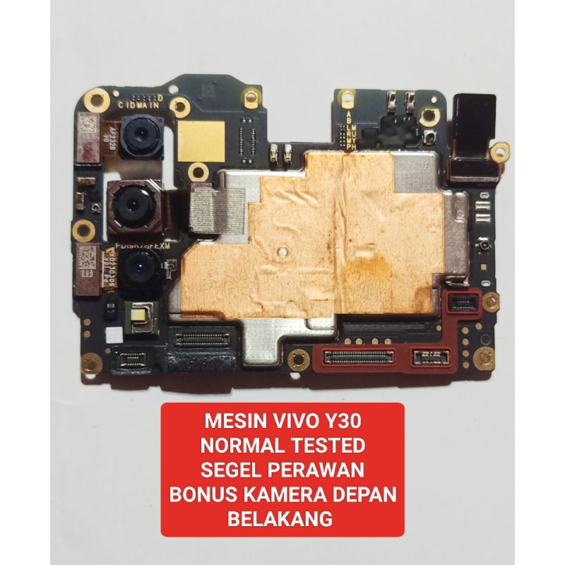 MESIN VIVO Y30 NORMAL TESTED SEGEL PERAWAN BONUS KAMERA DEPAN BELAKANG