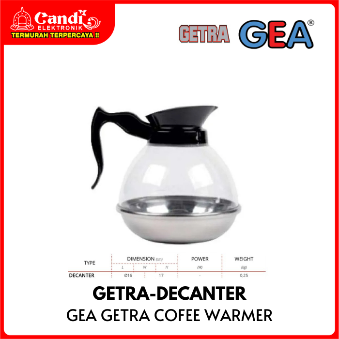 GETRA DECANTER COFFE DAN TEH GETRA-DECANTER