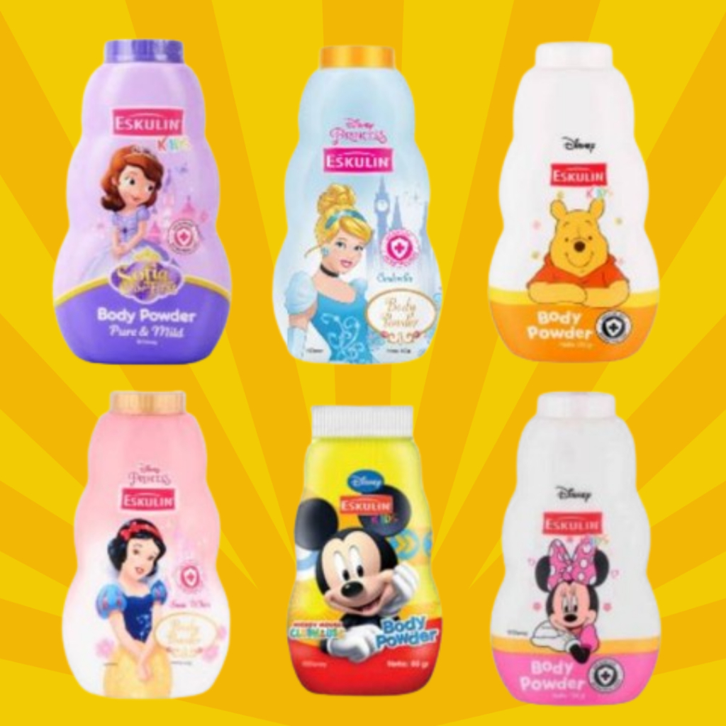 Eskulin Kids Body Powder Kemasan 150 gram | Bedak Anak Anak | Eskulin Body POWDER 150 GRAM