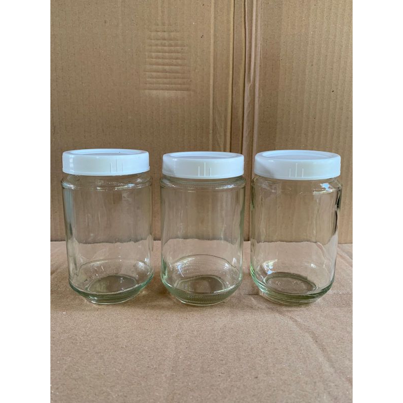 Botol kaca jar 300ml / jar Kaca 300 ml / toples bumbu 300ml / toples selai 300ml