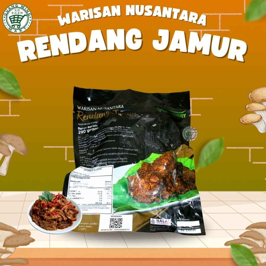 

Muleh Bumbu Rendang Vegetarian & Vegan Friendly - Warisan Nusantara