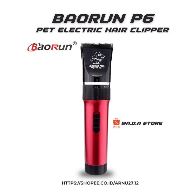 Baorun P6 Alat cukur domba, kucing, anjing + pusau cadangan