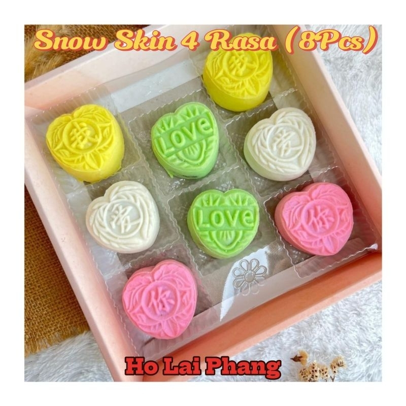 

Snow Skin 4 Rasa (8 pcs) Ho Lai Phang Snowskin Mooncake