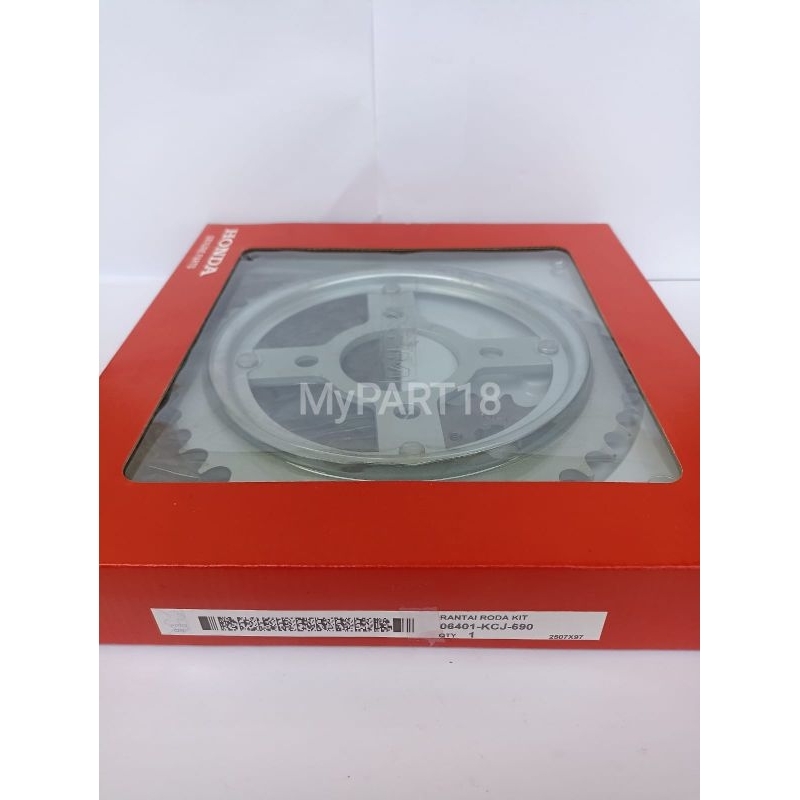 GEAR SET HONDA KCJ TIGER, TIGER REVO ORIGINAL.