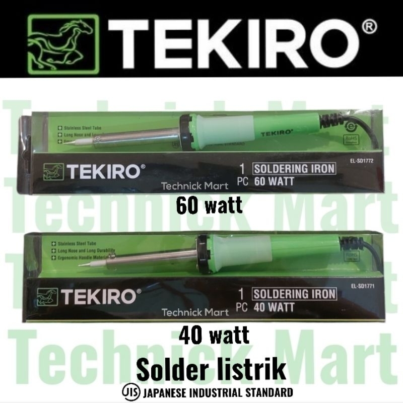TEKIRO solder listrik 40 wat dan 60 watt 100 watt 200 watt