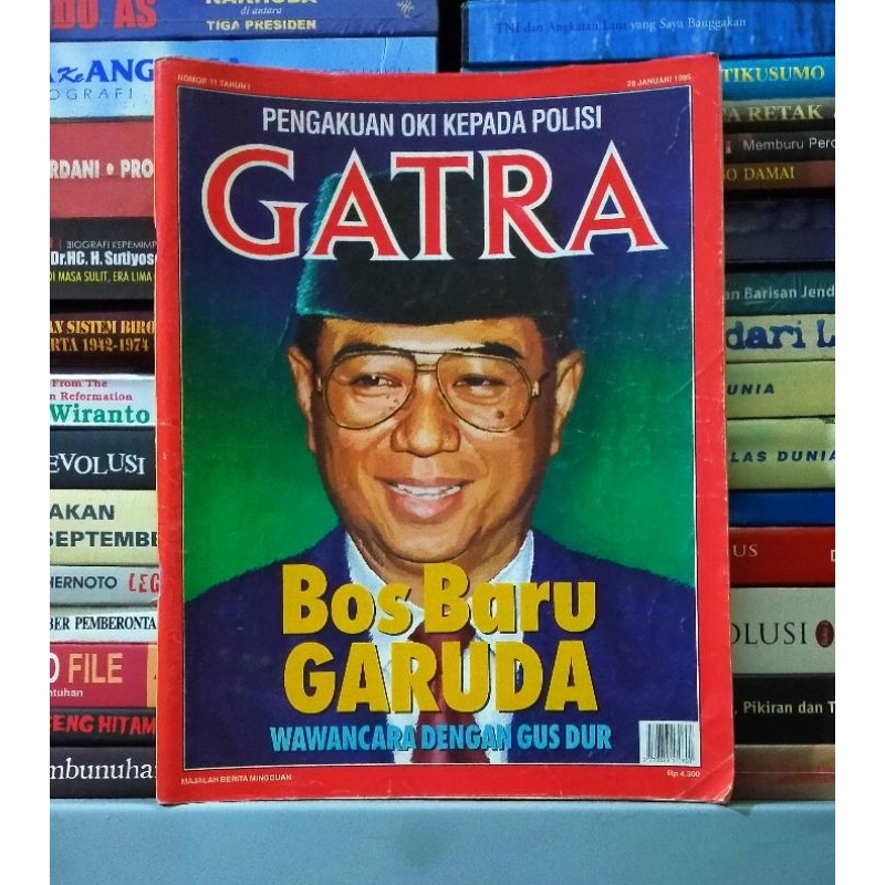 Majalah Gatra 28 Januari 1995 : Bos Baru Garuda - Jugun Ianfu - Gus Dur - LB Moerdani