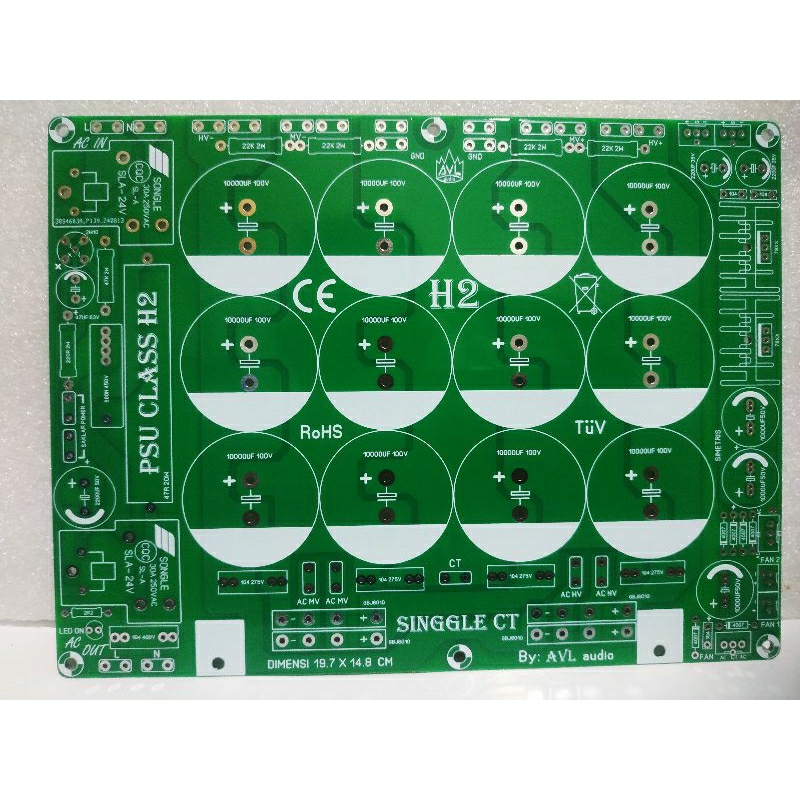 PCB PSU class H singgel CT
