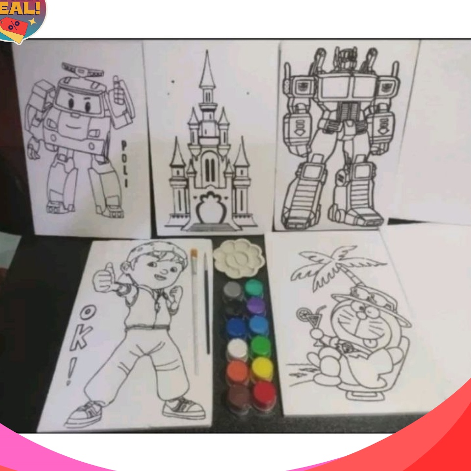 

PALING DIMINATI PAKET HEMAT Styrofoam Mewarnai Anak Ukuran 2 x 3 cm Lengkap Alat Lukis Anak Gabus Sterofoam Sterofom Gambar Busa Kanvas Lukisan Melukis Set Gambar Karakter Armina Art