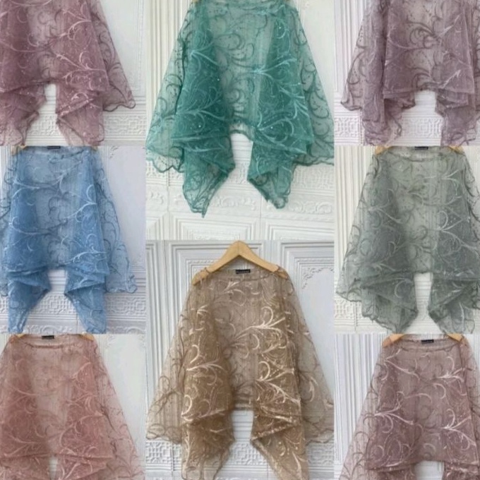 Murah CAPE TILE CAPE BRUKAT ATASAN BRUKAT COUPLE BISA Size standar  Size jumbo bisa Couple