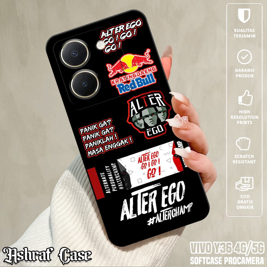 Case VIVO Y36 4G / Y36 5G - Casing VIVO Y36 5G / Y36 4G  Motif ESPRT - Silikon Hp VIVO Y36 - Softcas