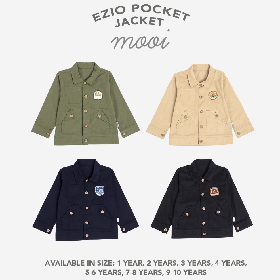 Modern Mooi Jaket Anak Ezio Pocket Jacket