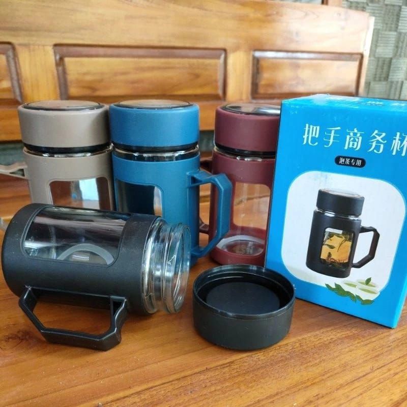 Jar Kaca gagang/Mug jar kaca gagang