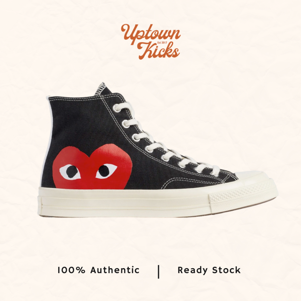 Converse CT70s High x CDG Comme Des Garcons Play Big Heart Black (100% original)