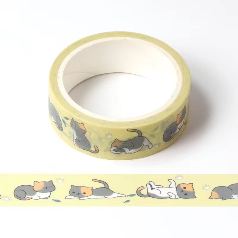 

15MM x 5M ASSORTED PATTERN WASHI TAPE - SELOTIP HIAS DEKORASI