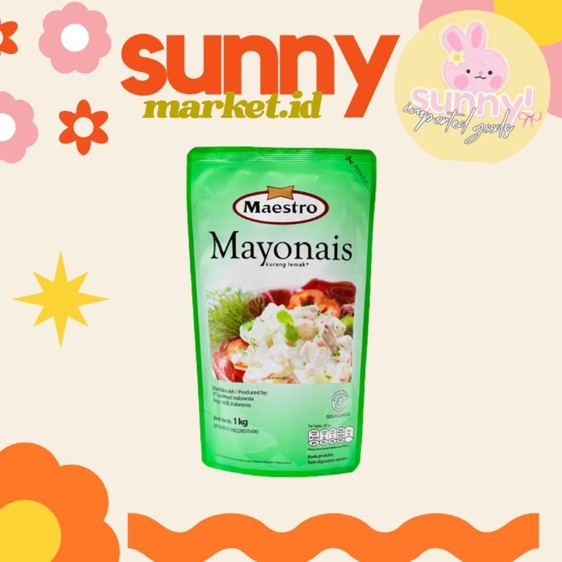 

SUNNYMARKET - MAESTRO MAYONAIS MAYONNAISE MAYONES 1 KG
