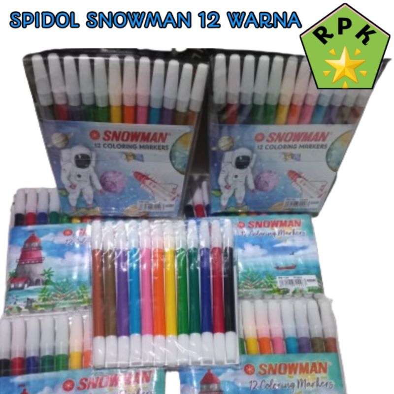 

Spidol kecil paket 12 warna