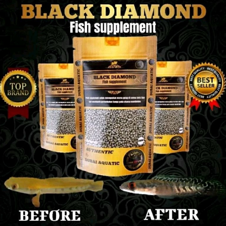 Pelet Black Diamond Mempertegas Bar Menaikan Bunga Pada Maru by Dubai Aquatic