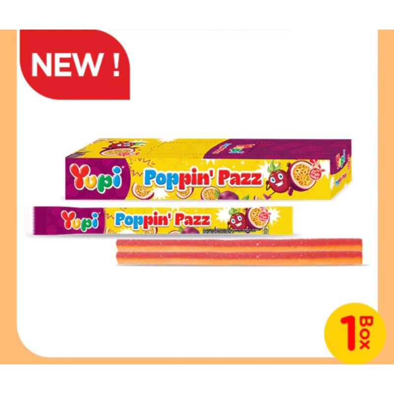 

Yupi Poppin Paz Box isi 12 Pcs