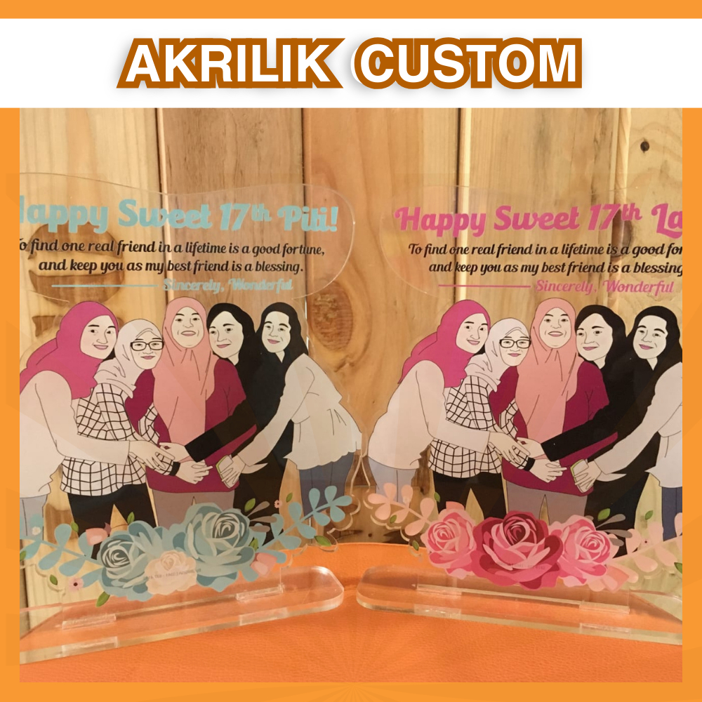 [ AKRILIK WISUDA ] Akrilik Custom Wisuda | Akrilik Custom Ucapan | Vandel Wisuda Bunga | Akrilik Cus