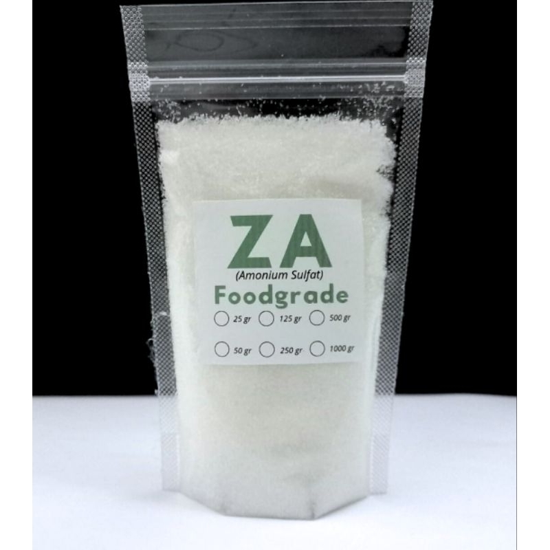 

ASLI ZA FOODGRADE /Amonium Sulfat mutu pangan untuk pembuatan NATA DE COCO