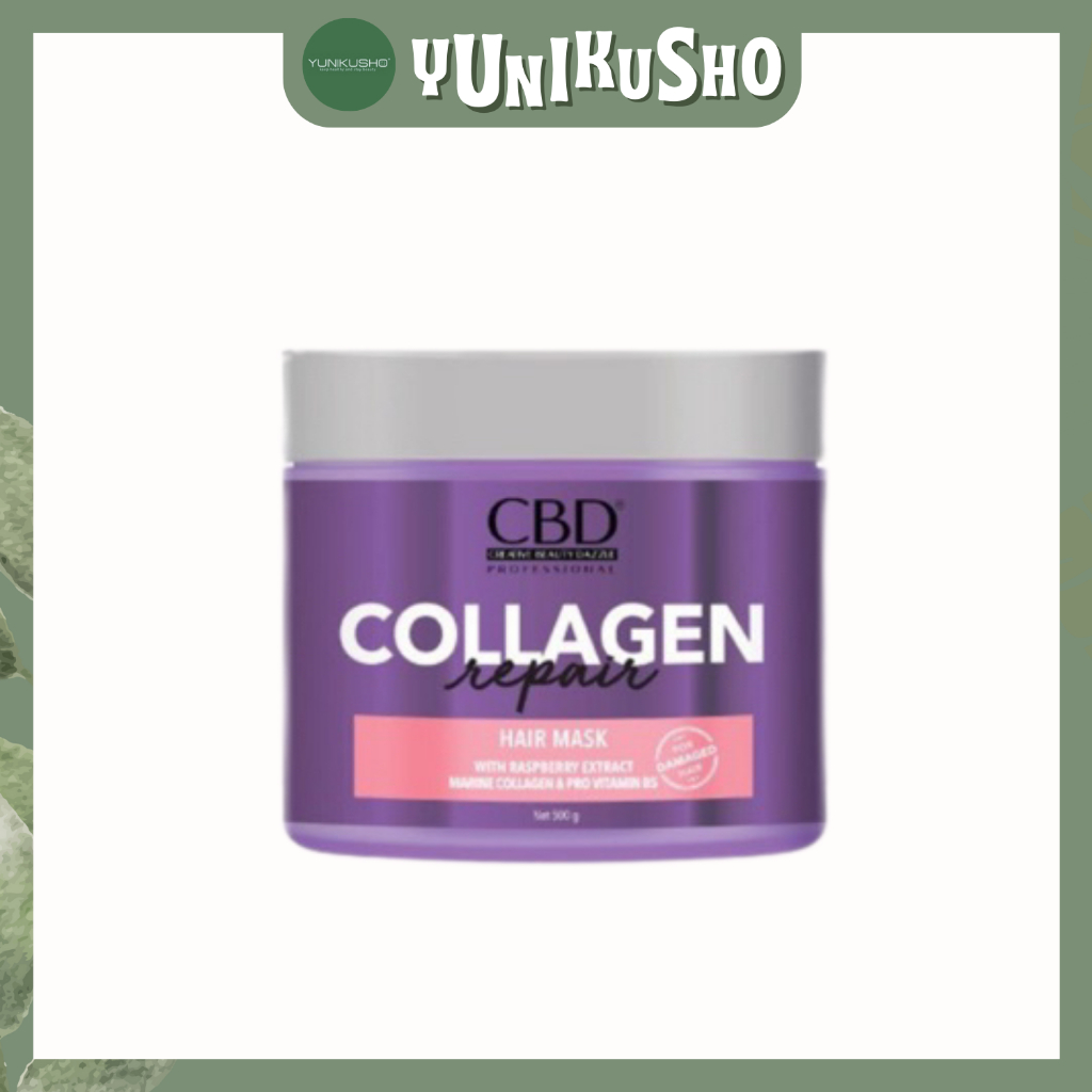 CBD Profesional Collagen Repair Hair Mask 500 gram - Masker rambut cbd ungu