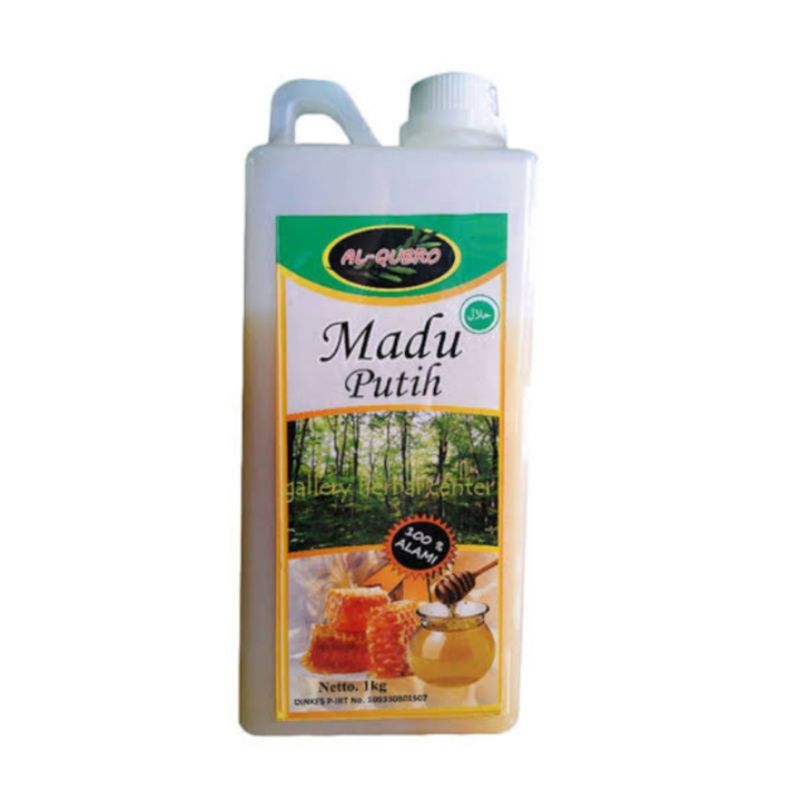 

madu putih Al qubro kemasan 1kg