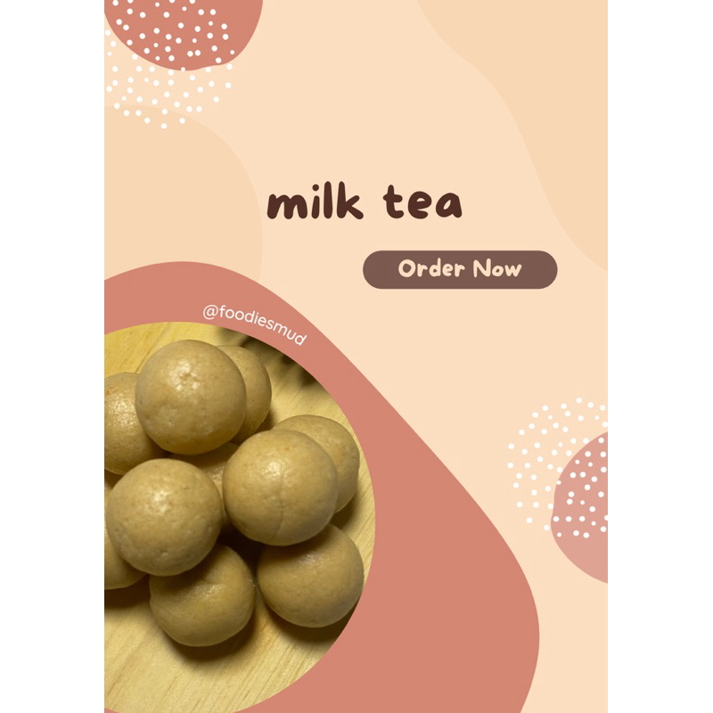 

Milk Tea | bola susu | bola susu dancow | bola susu tanpa terigu