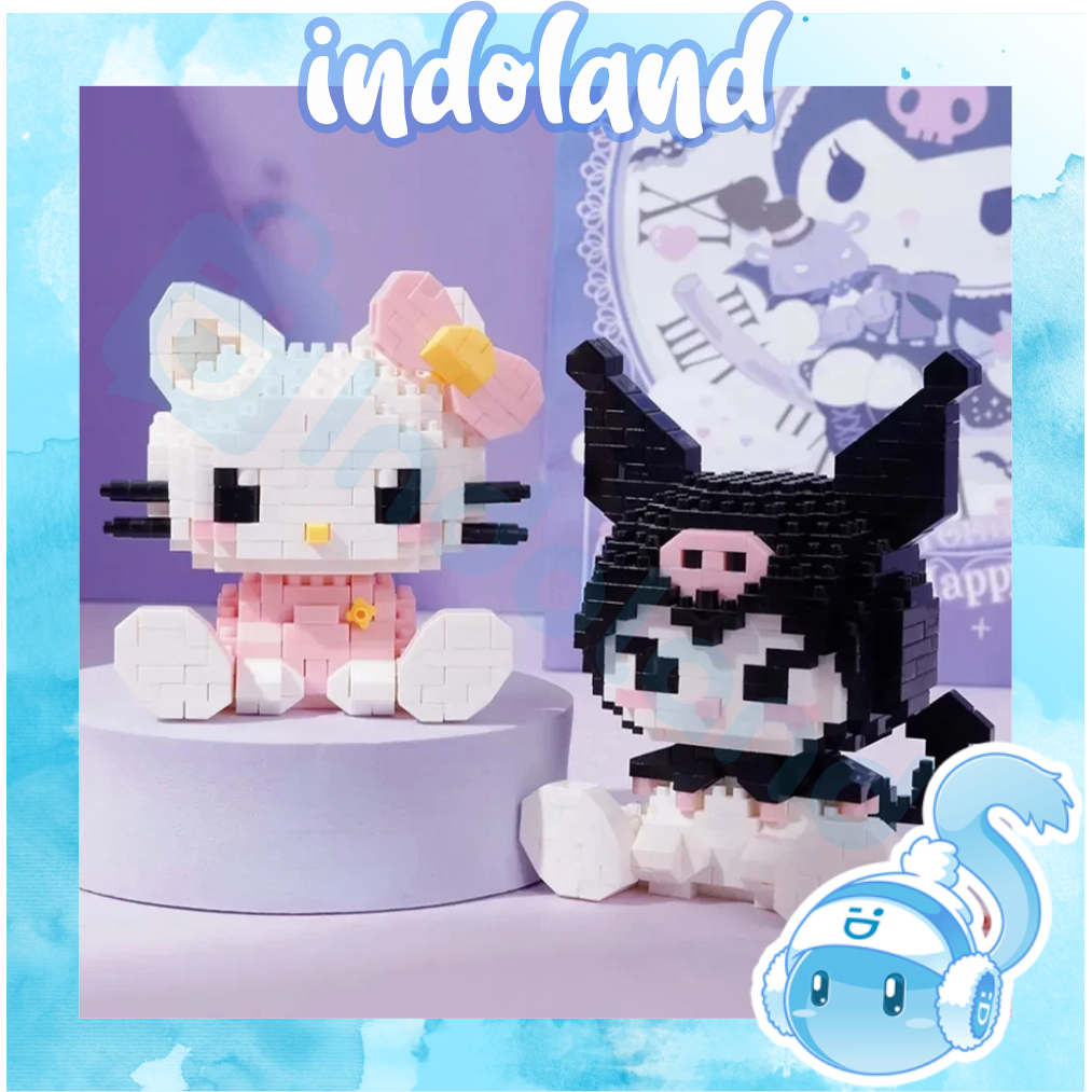 Indoland Nano Block Model Diy Karakter Kartun Mainan Balok Susun Edukasi Anak Bricks Mini T030